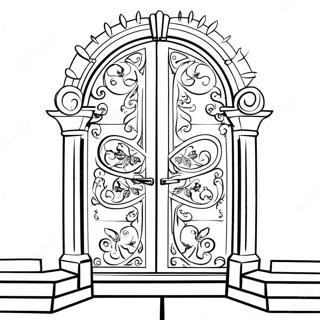 Mistyczna Kolorowanka Szukaj Drzwi 109956 46623