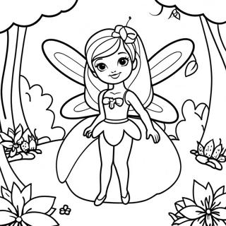 Zaczarowana Wrozka Barbie W Ogrodzie Kolorowanka 110137 46767