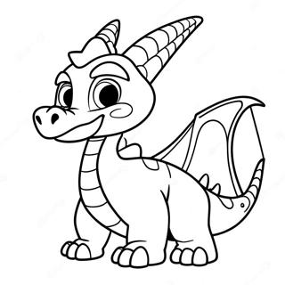 Kolorowanka Spyro Zionacy Ogniem 110292-46882