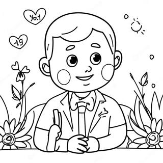 Dzień Ojca W Przedszkolu Kolorowanki