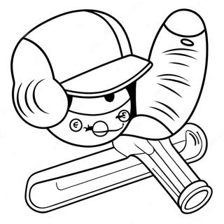 Uroczy Softball Kolorowanki