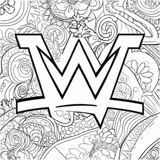 Kolorowanka Logo Wwe 111140 47568