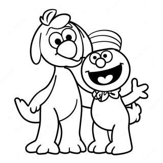 Kolorowanka Elmo I Abby 111525-47858