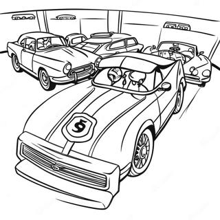 Kolorowanka Z Wyscigu Pinewood Zuchow 111861 48132