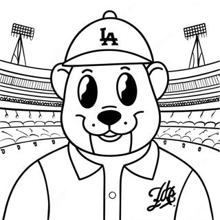 Dodgers Kolorowanki