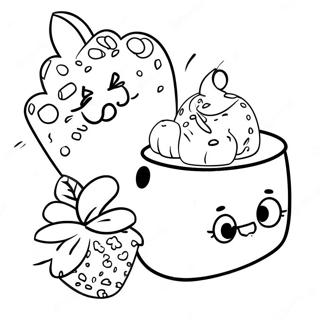 Zabawne Shopkins Z Akcesoriami Kolorowanka 11258-2372