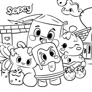 Szczesliwe Shopkins Na Targu Kolorowanka 11259-1556