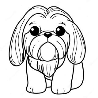 Shih Tzu Kolorowanki