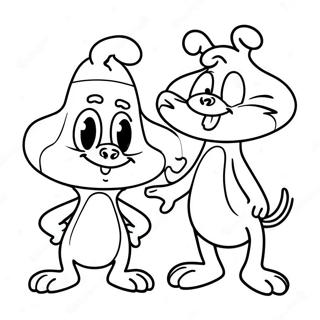 Zabawna Kolorowanka Z Renem I Stimpy 112831-48882