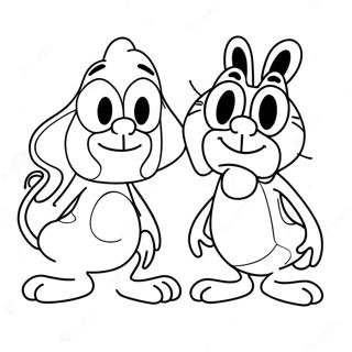 Zabawna Kolorowanka Z Renem I Stimpy 112831-48884