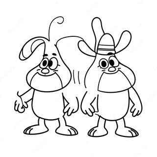 Przygodowa Kolorowanka Z Renem I Stimpy 112832-49005