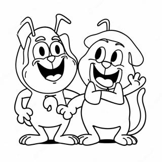 Przygodowa Kolorowanka Z Renem I Stimpy 112832-49007