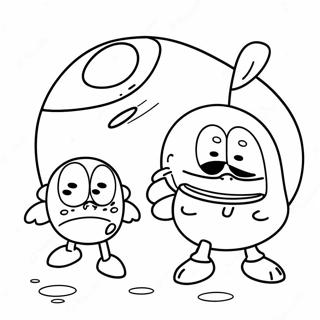 Kolorowanka Z Renem I Stimpy W Kosmosie 112833-49010