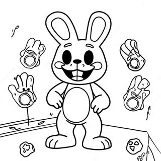 Kolorowanka Z Wiednaca Bonnie W Nawiedzonym Domu 112937-49094