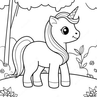 Magiczny Kot Jednorozec W Lesie Kolorowanka 11342 1051