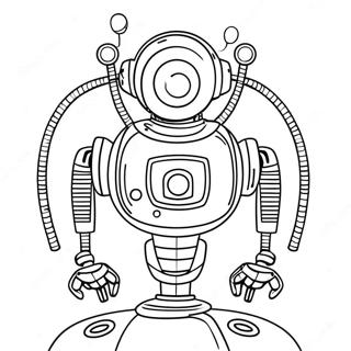 Futurystyczny Robot Kolorowanka 11426-521