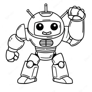 Zly Robot W Bitwie Kolorowanka 11428-2586