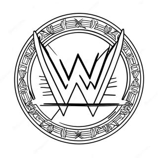 Dynamiczna Kolorowanka Z Logo Wwe 114607-50385