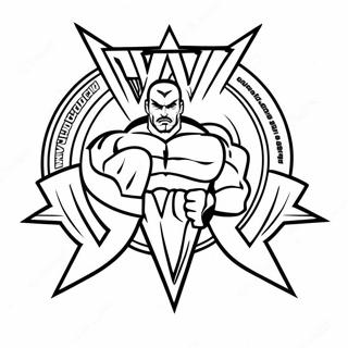 Dynamiczna Kolorowanka Z Logo Wwe 114607 50388