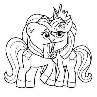 Kolorowanka Celestia I Twilight Sparkle 114738-50496