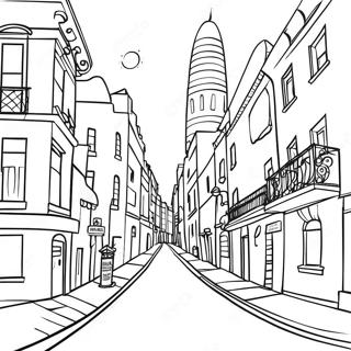 Kolorowanka Z Tetniaca Zyciem Panorama Buenos Aires 114970-50669