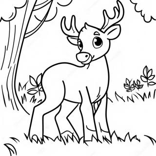 Zabawny Jelen Pasacy Sie Kolorowanka 115098-50771