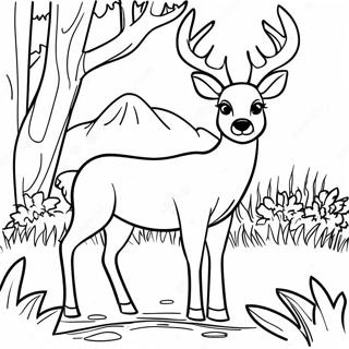 Zabawny Jelen Pasacy Sie Kolorowanka 115098-50772