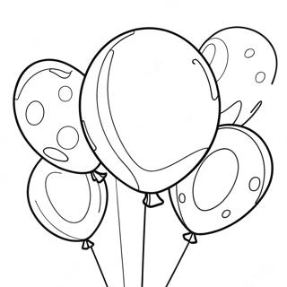 Kolorowe Balony Urodzinowe Strona Do Kolorowania 115587-51144