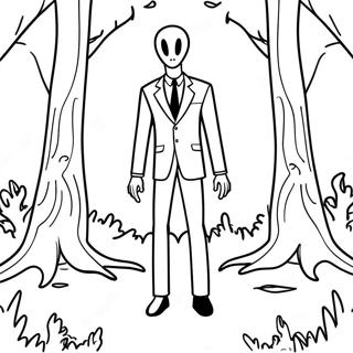 Straszny Slenderman W Lesie Kolorowanka 115767-51282