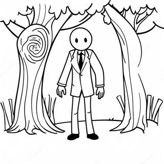 Slenderman Kolorowanki