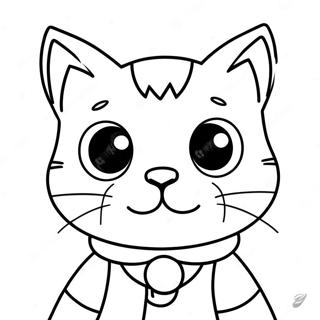 Kolorowanka Z Przygodowym Kotem Dla Dzieci 115846-51346