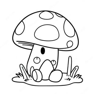 Kolorowanka Z Grzybem Mario 116490-51840