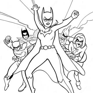 Batgirl Walczaca Z Zloczyncami 117136 52506