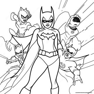 Batgirl Walczaca Z Zloczyncami 117136 52507