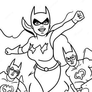 Batgirl Walczaca Z Zloczyncami 117136 52508