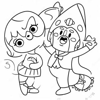 Kolorowanka Z Figlarnymi Postaciami Momjunction 117262-52605