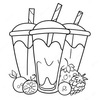 Owocowe Smoothie Kolorowanka 117417 52723