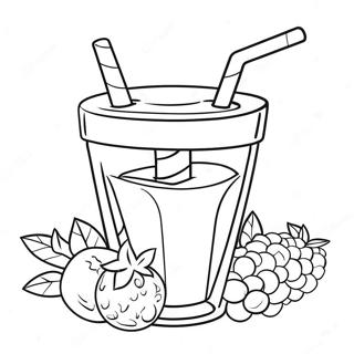 Owocowe Smoothie Kolorowanka 117417 52724