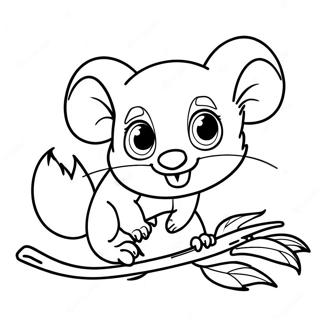 Zabawny Maly Opos Kolorowanka 117442 52743