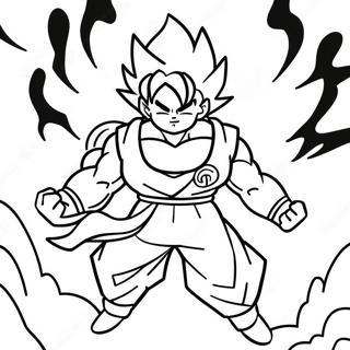 Goku Z Energia Aury Kolorowanka 117677 52923