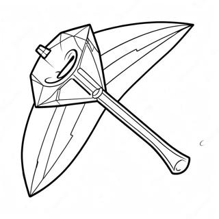 Blyszczacy Diamentowy Kilof Strona Do Kolorowania 118142-53282