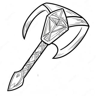 Blyszczacy Diamentowy Kilof Strona Do Kolorowania 118142-53284