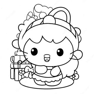 Kolorowanka Z Hello Kitty Na Boze Narodzenie 118216-53330