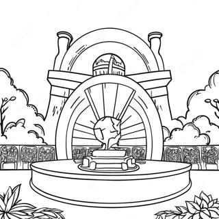 Strona Do Kolorowania Z Arena Igrzysk Smierci 118324-53425