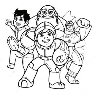 Kolorowanka Trollhunterow Bohaterow W Akcji 118832 53925