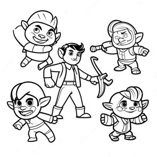 Kolorowanka Trollhunterow Bohaterow W Akcji 118832 53927