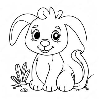 Kolorowanka Z Przyjaznymi Zwierzetami I Alfabetem 118990 54057