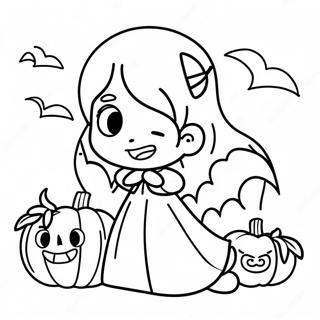 Wampir Dziewczyna Kolorowanki