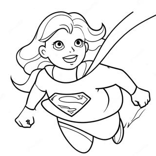 Superdziewczyna Kolorowanki