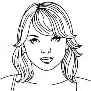 Kolorowanka Z Albumem Taylor Swift 119886-54747
